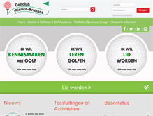 Tablet Screenshot of golfclubmiddenbrabant.nl